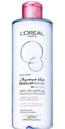 LOREAL MICLR WTR MAKEUP REMV GLYCERN400M