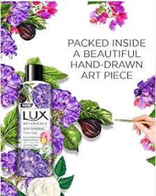 LUX BDY WSH SKN RENEWAL FIG&GERANIUM500M
