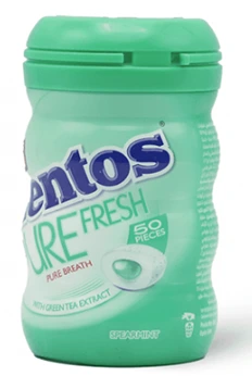 MENTOS GUM PURE FRSH SPEARMINT50PC