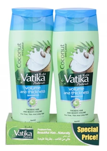 VATIKA SH VOL THICKNESS 400ML TWIN PACK