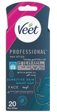 VEET FACE W STRPS PROFESSIONAL 20S