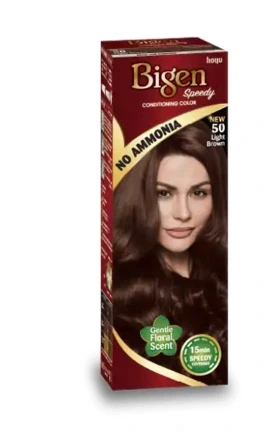 BIGEN SPDY NO AMON HR CLR 50 LIGHT brown