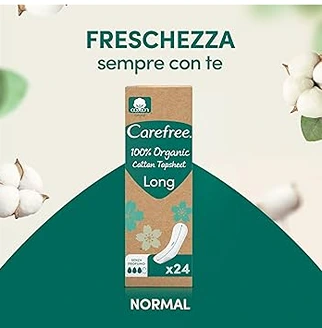 CAREFREE ORGANIC NORMAL  UNSCENTED 24P