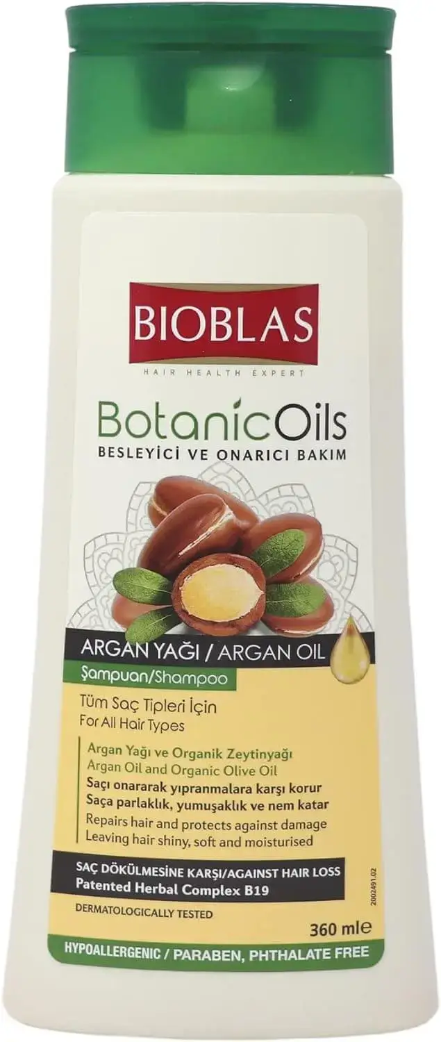 BIOBLAS SHAMPOO WITH ARGAN OIL HELPS FIGHT HAIR LOSS | 360ML