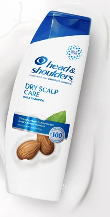 HEAD&SHOULDERS SH DRY SCALP 390ML(ALMOND