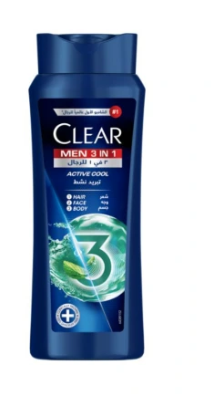 CLEAR SH MEN COOL SP MENTHOL 600 ML
