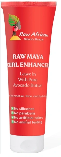 RAW AFRICAN MAYA LEAVE IN&CURL CR 250GM