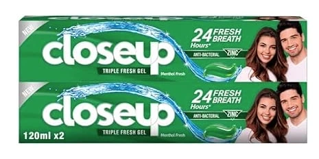 كلوس اب معجون نعناع 2*120مل عرض