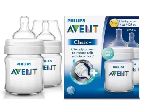 AVENT ANTI-COLIC BOTTLE+0M125ML*2 100 02
