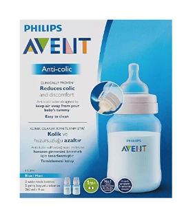 AVENT ANTI-COLIC BOTTLE+1M260ML*2 103 02