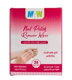 MAW NAIL POLISH ROSE 12PIC