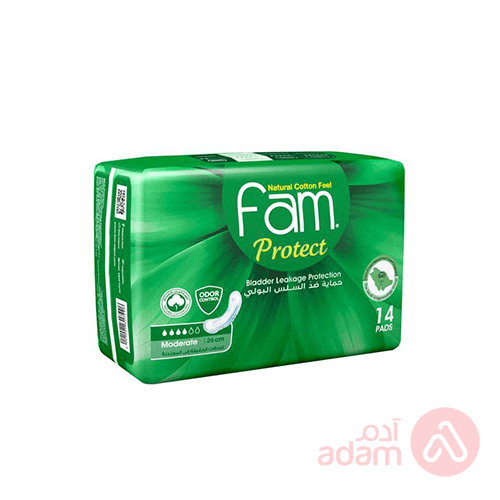 Fam Protect Pad Moderate | 14Pad (Green)