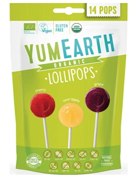 ياما ارث مصاصات حامضة عضوية 14حبه 87جم