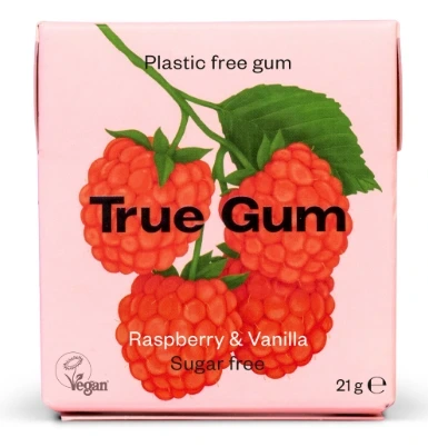 TRUE GUM GUM RASPBERRY 21GM