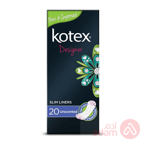 Kotex Normal Slim Liners Unscented | 20Pcs