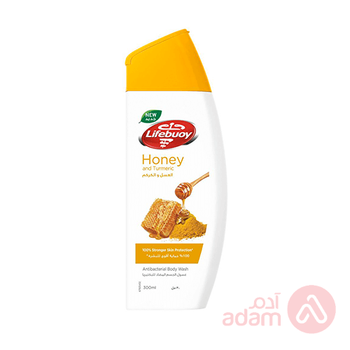 Lifebuoy Body Wash Hony And Trumeric | 300Ml + Loofah