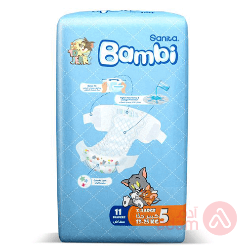 Sanita Bambi No 5 X-Large Reg | 11Pcs