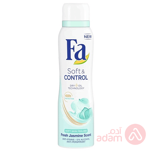 Fa Spray Soft & Control Fresh Jasmine Scent | 150Ml