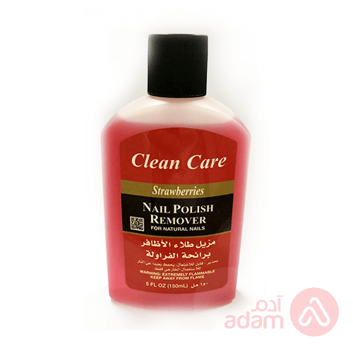 Clean Care Strawbery Nail Polish Remover | 150Ml