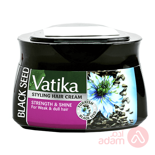 Vatika Hair Cream Strength & Shine Black Seed | 140Ml(Black)