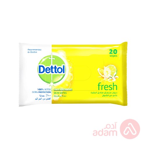 Dettol Wipes Fresh | 20Pcs