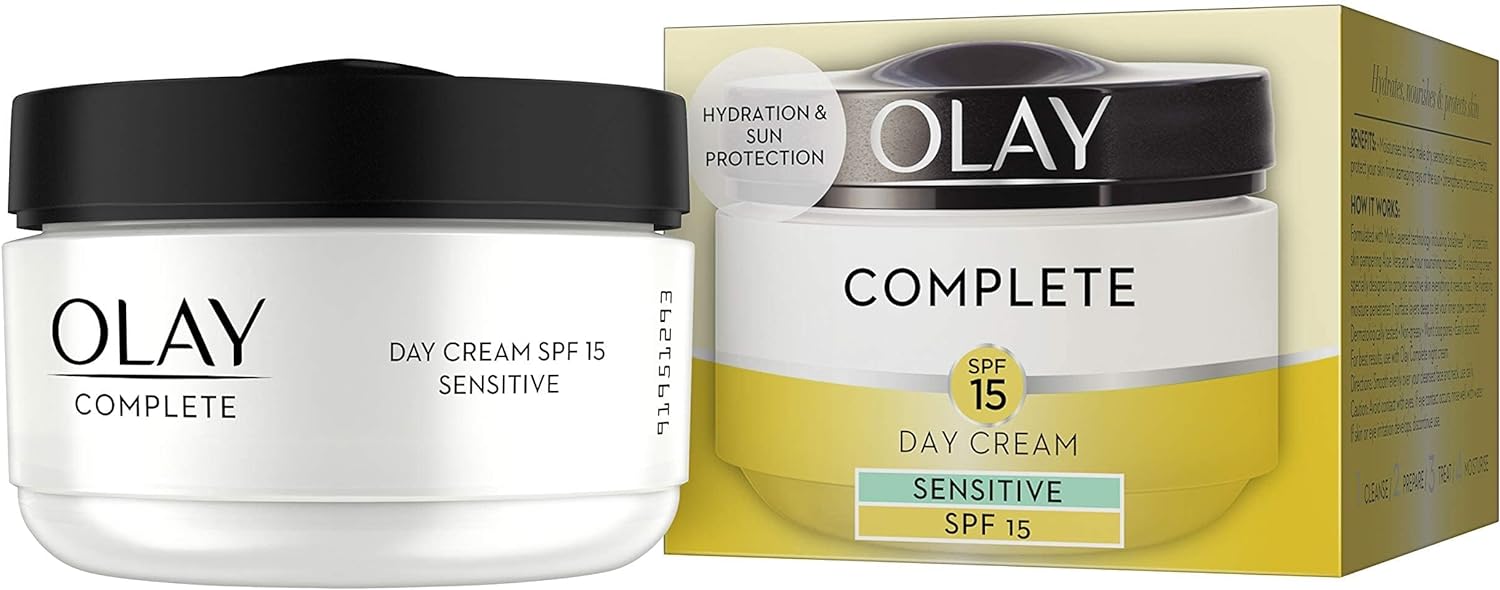 OLAY COMPLETE DAY CREAM SENSITIVE SPF 15 50ML(2170)