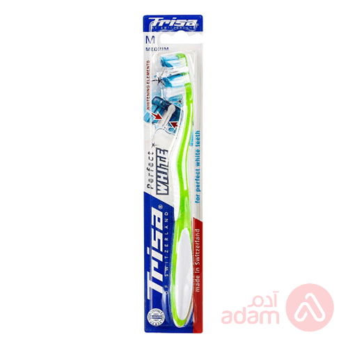 Trisa Tooth Brush Perfect White | Med