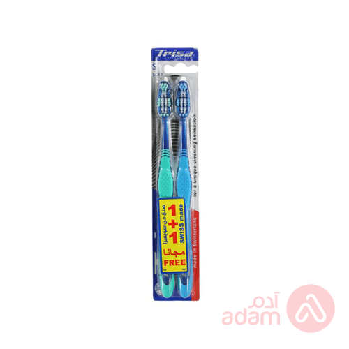 Trisa Tooth Brush Unique Clean Sensation | Small 1+1 Fr