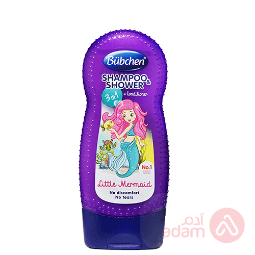 Bubchen Shampoo&Shower&Conditioner Little Mermaid | 230M