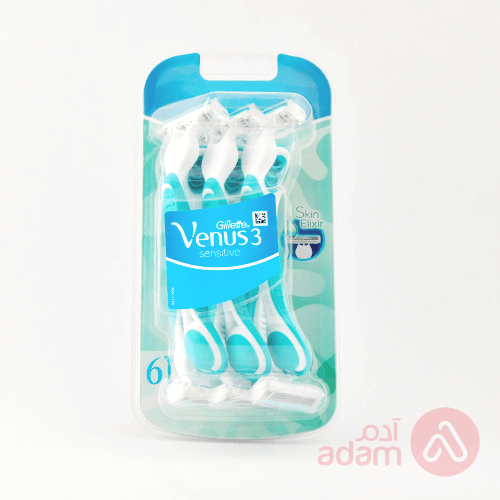 Gillette Venus3 Sensitive Razor 3B | 6Pcard