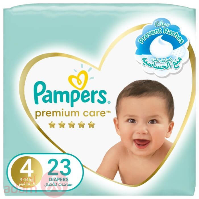 Pampers Premium Care No 4 (8-14 Kg) 23Pcs
