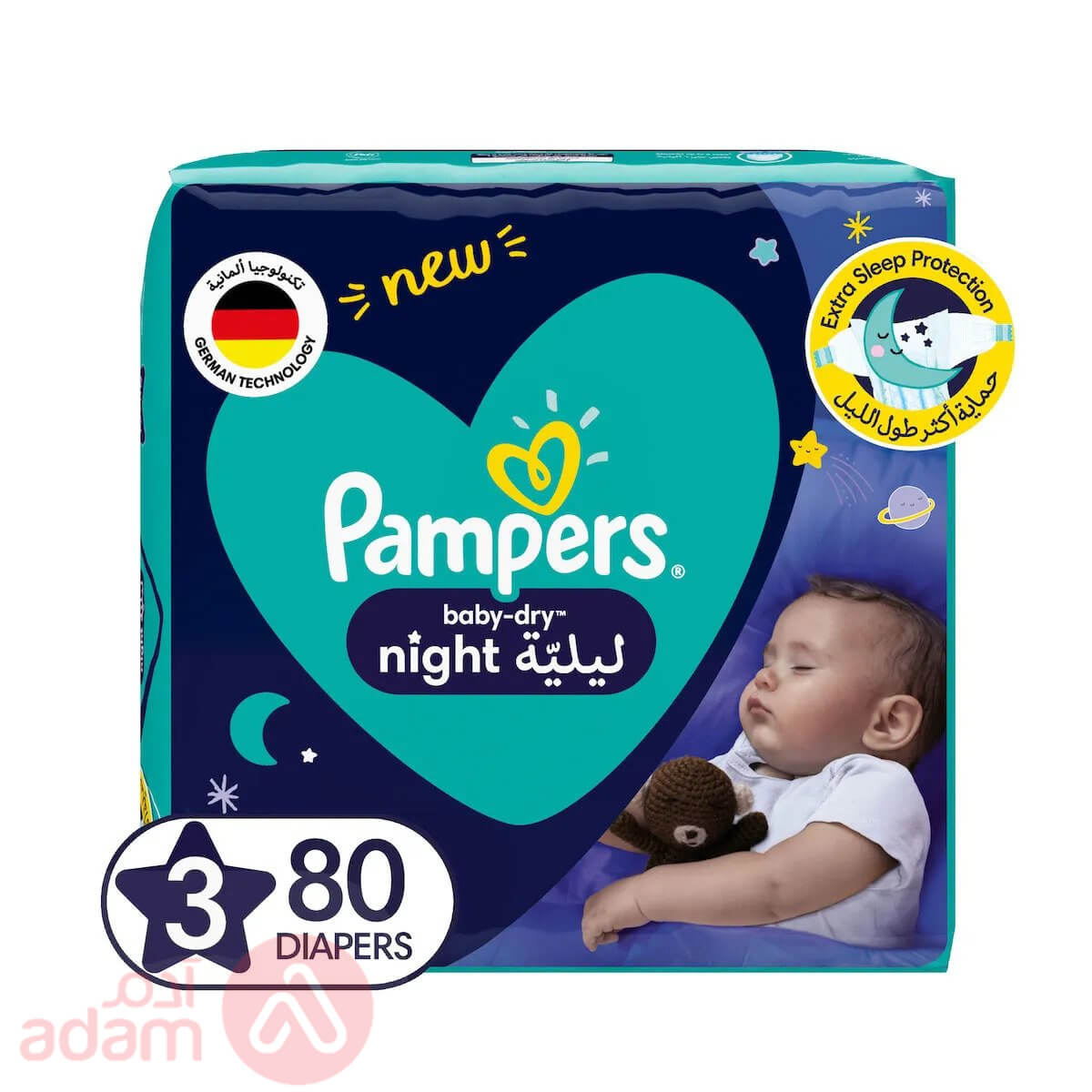 Pampers Night No 3 (7-11Kg) 80Pcs