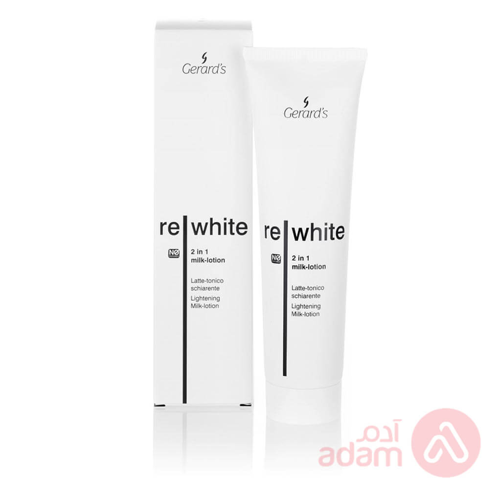 Gerards Re White 2 In1 Milk Lotion | 250Ml