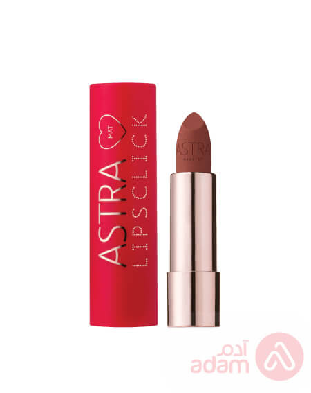 Astra Mat Lipstick | Flirting Brick 03