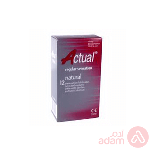 Actual Regular Sensation Condom Natural | 12Pcs