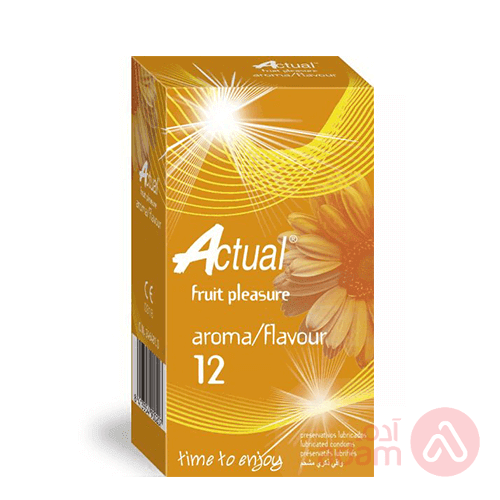 Actual Fruit Pleasure Condom Aroma Flavour | 12Pcs
