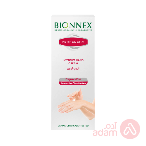 Bionnex Perfederm Intensive Hand Cream Fragrance Free | 60Ml
