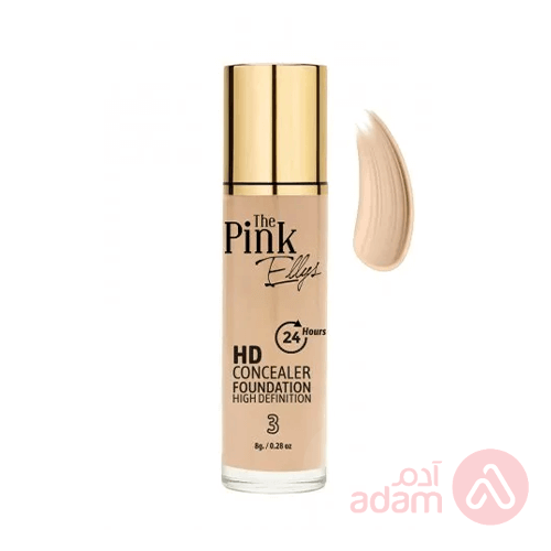 The Pink Hd Concealer Foundation 24Hours 03 |30Ml