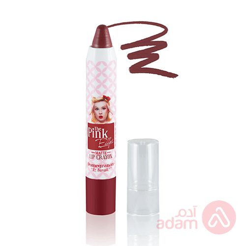 The Pink Matte Lip Crayon Pomegrnate | 3Gm