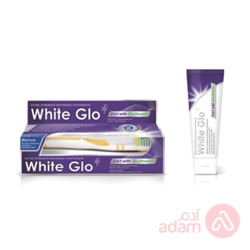 Whiteglo 2In1 Whitening Toothpaste With Mouthwash | 150G