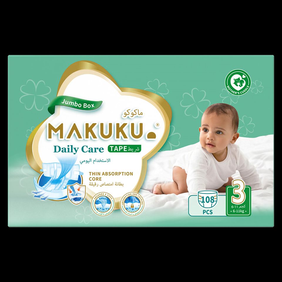 MAKUKU Diapers Daily Care Tape M