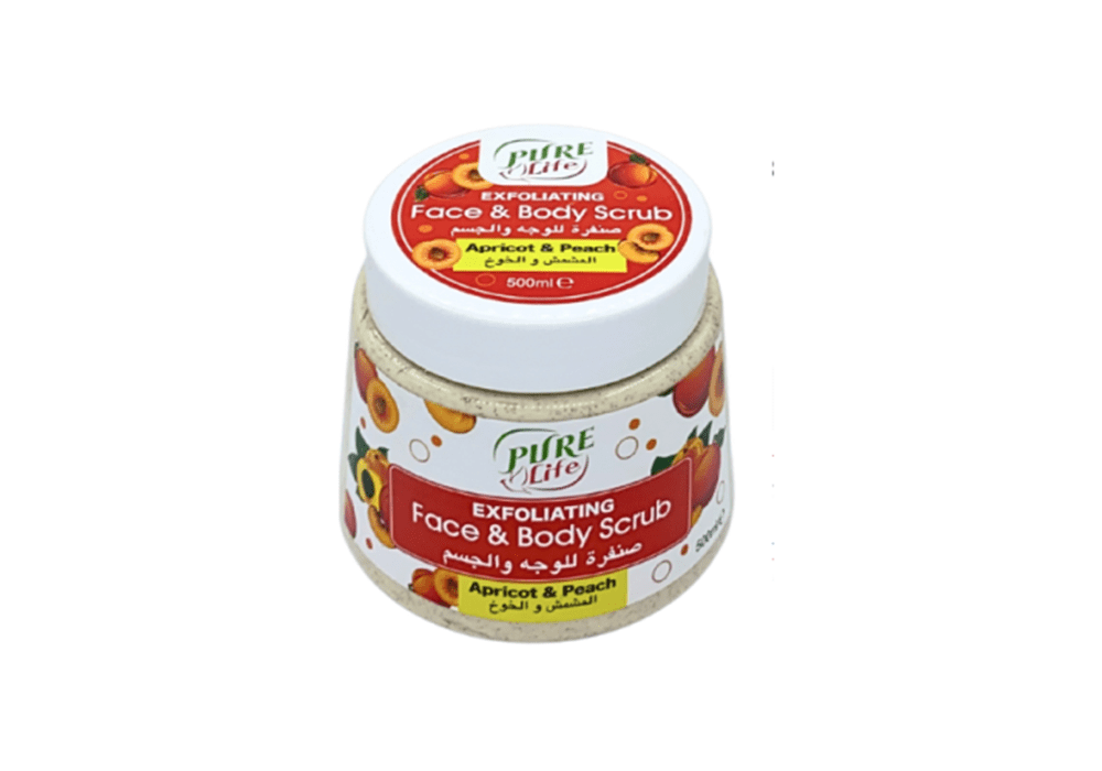 PURE LIFE F BODY SCRUB APRIC&PEACH500ML