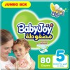 Baby Joy Jumbo Box Junior No 5 | 80 Diapers