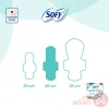 Sofy Antibact Healthy Skin Slim Lrg | 12X10Pad
