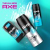 AXE  بخاخ أكس المزيل لرائحة العرق للرجال، لحماية من الروائح تدوم طويلًا، أيس تشيل، وعطر لا يقاوم لـ٤٨ ساعة ١٥٠ مل